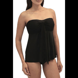 Fit 4 U Fit 2 Lift Molded Bra Convertible Swim Top Black - Regular